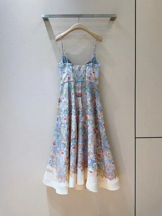 Zimmermann Rebellion Tuck Midi Dress - Picture 6 of 6